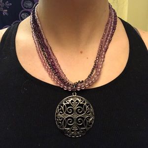 Beaded Pendant Necklace